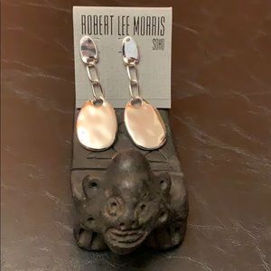 Robert Lee Morris Jewelry - Robert Lee Morris Silver Tone Pierced Earrings Robert Lee Morris Jewelry - Robert Lee Morris Silver Tone Pierced Earrings